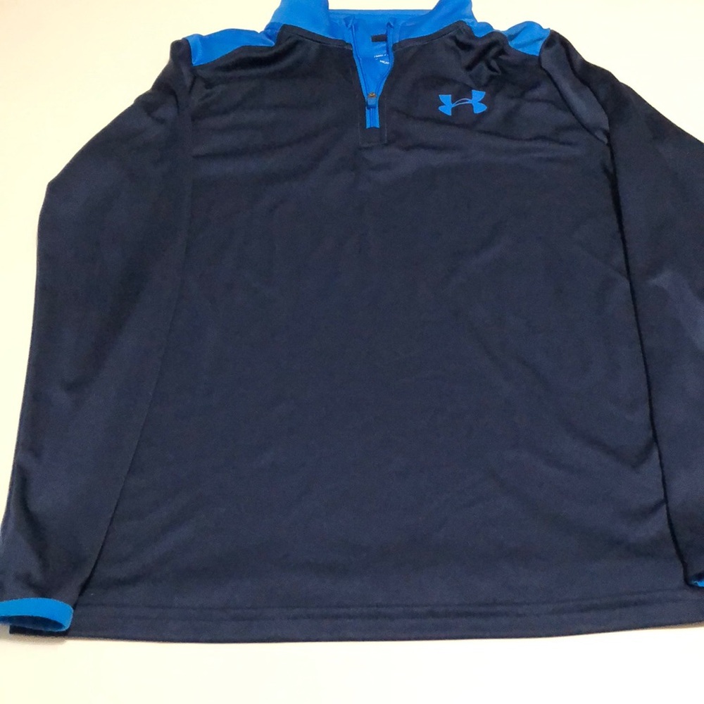 Boy’s Blue Under Armour Quarter Zip Pullover